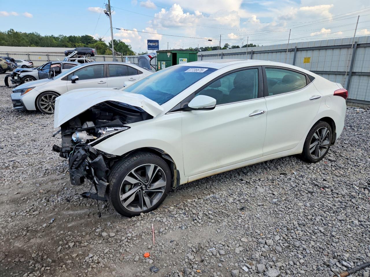 2014 HYUNDAI ELANTRA LIMITED | 5NPDH4AE0EH489862 | UPCARS