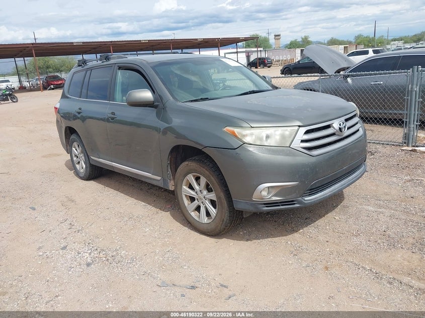 2012 TOYOTA HIGHLANDER BASE V6 | 5TDBK3EH6CS154040 | UPCARS