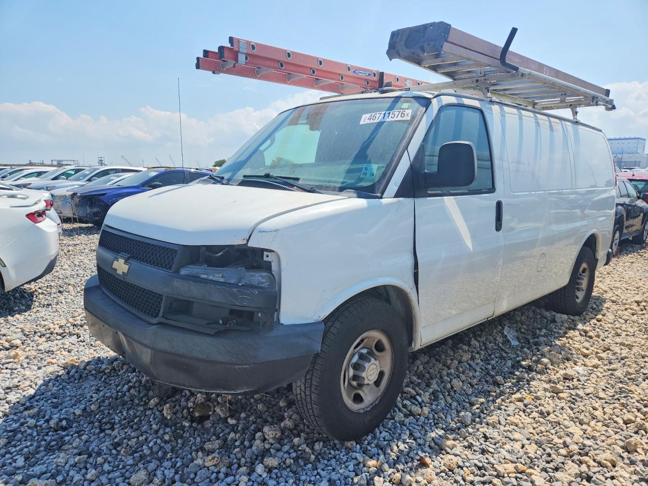 2020 CHEVROLET EXPRESS 2500 CARGO UTILITY / SERVICE VAN | 1GCWGAFP7L1152243 | UPCARS