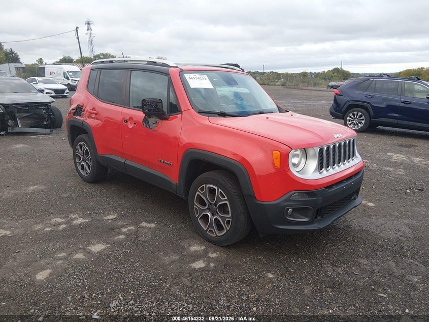 2015 JEEP RENEGADE LIMITED | ZACCJBDT0FPB70784 | UPCARS