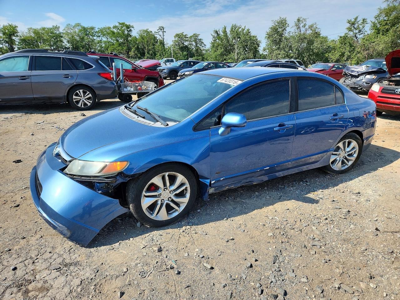 2008 HONDA CIVIC LX | 1HGFA16518L086785 | UPCARS