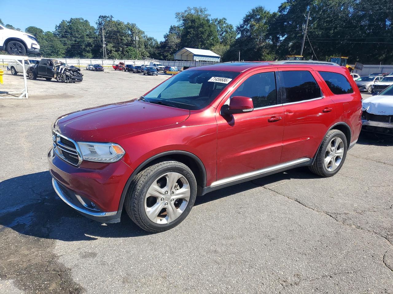 2014 DODGE DURANGO LIMITED | 1C4RDHDG2EC332349 | UPCARS