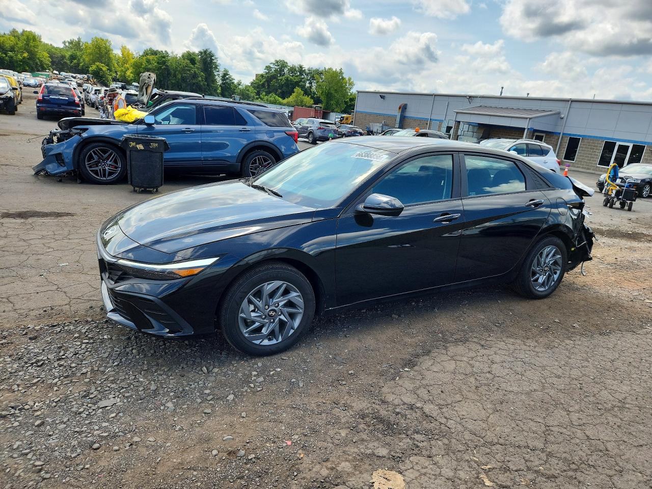 2024 HYUNDAI ELANTRA BLUE | KMHLM4DJ6RU113898 | UPCARS