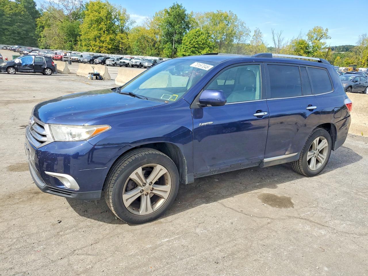 2013 TOYOTA HIGHLANDER LIMITED | 5TDDK3EH7DS268980 | UPCARS