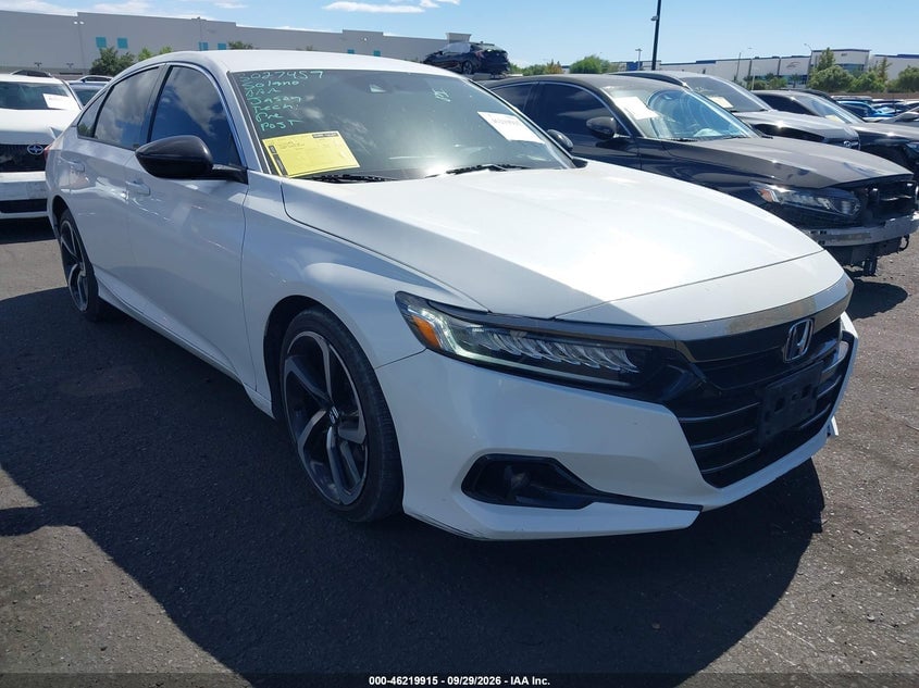 2021 HONDA ACCORD SPORT | 1HGCV1F37MA015909 | UPCARS