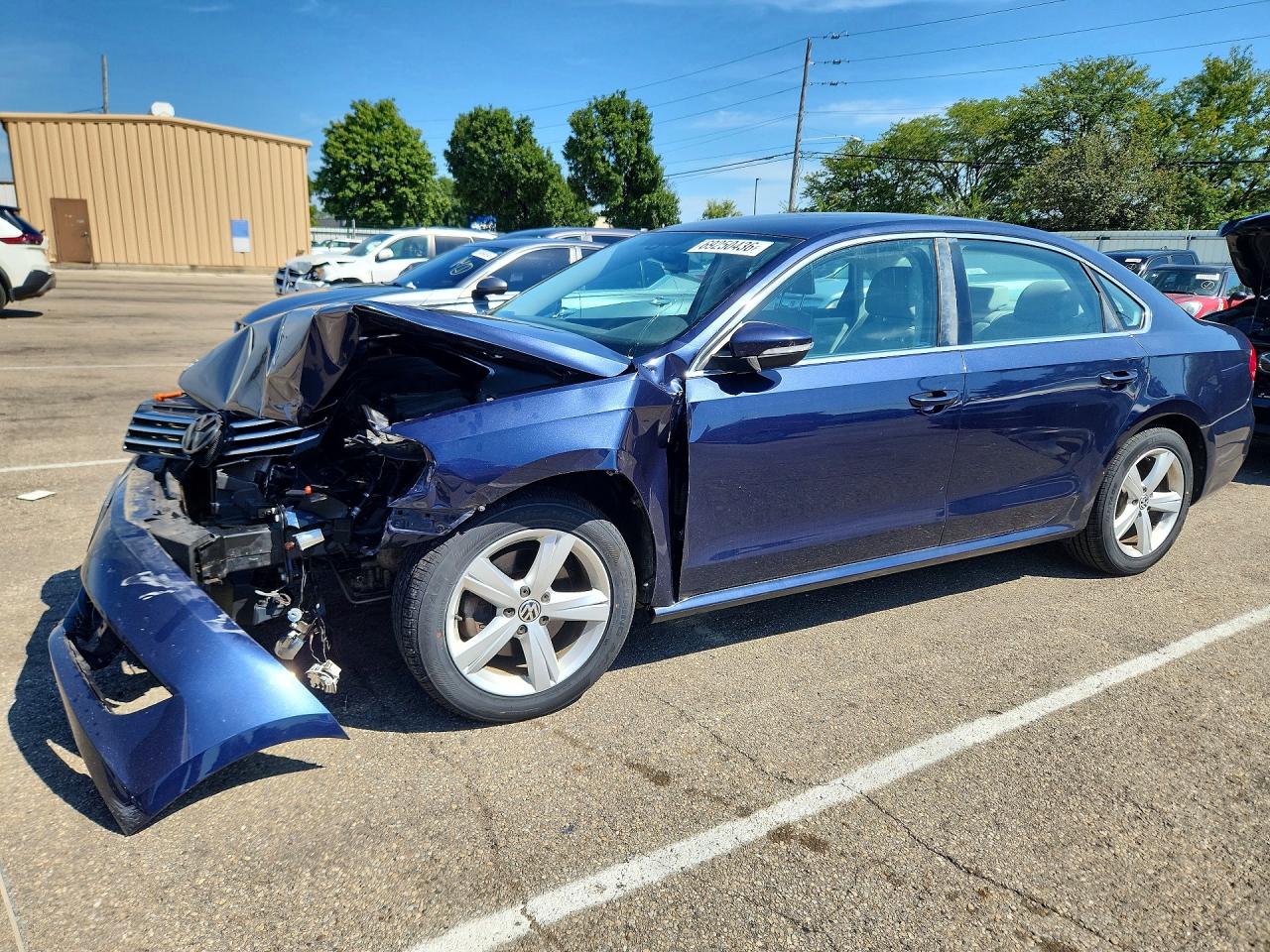 2012 VOLKSWAGEN PASSAT SE | 1VWBP7A3XCC098508 | UPCARS