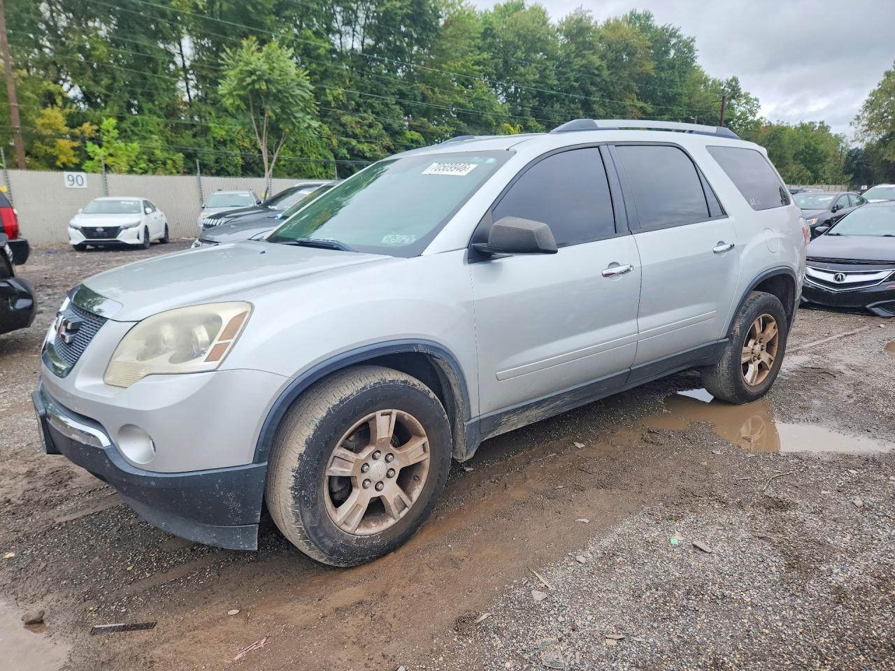 2011 GMC ACADIA SLE | 1GKKRNED3BJ296849 | UPCARS