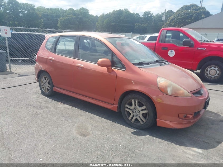 2007 HONDA FIT SPORT | JHMGD38657S055408 | UPCARS