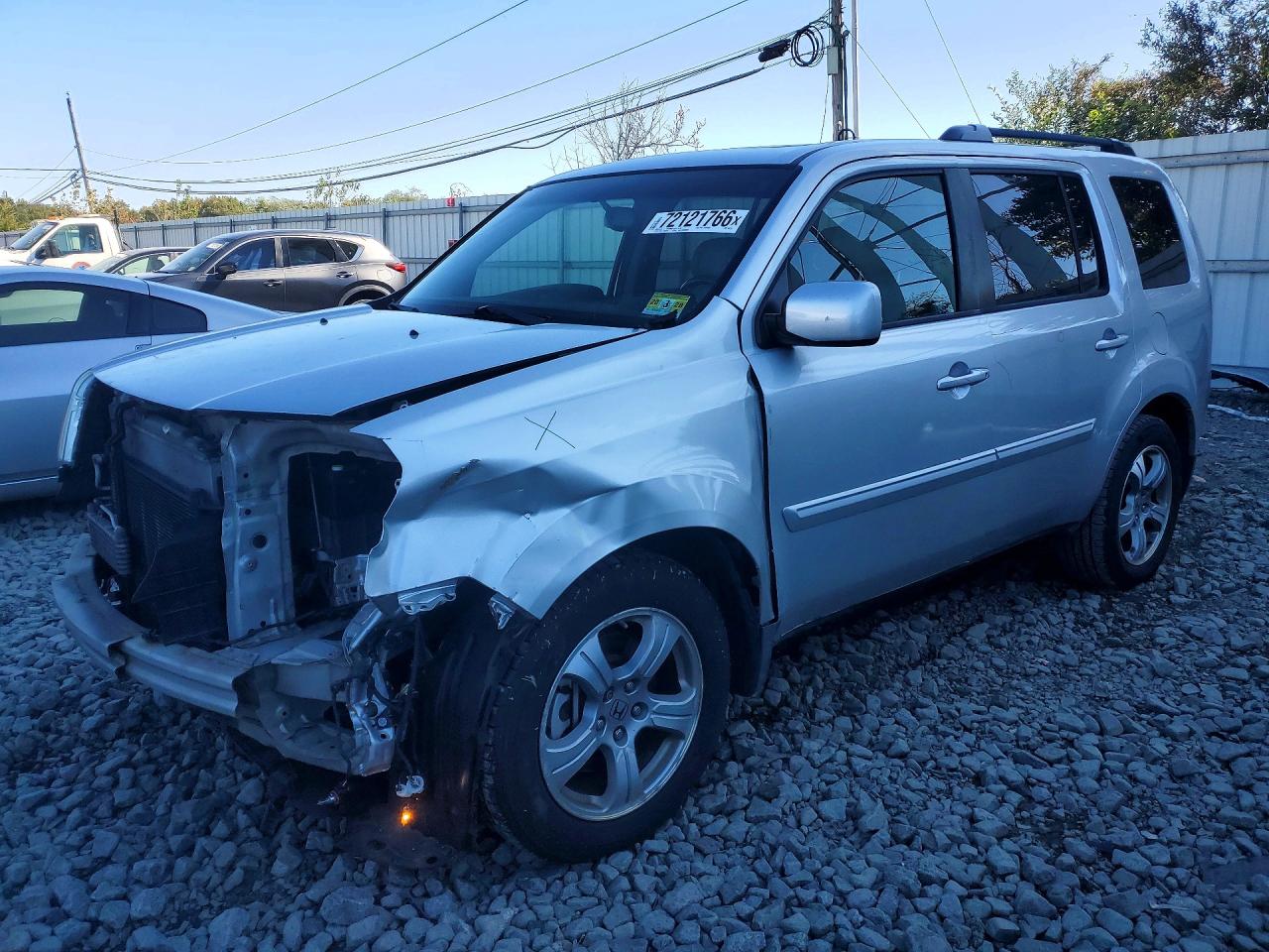 2012 HONDA PILOT EXL | 5FNYF4H68CB065167 | UPCARS