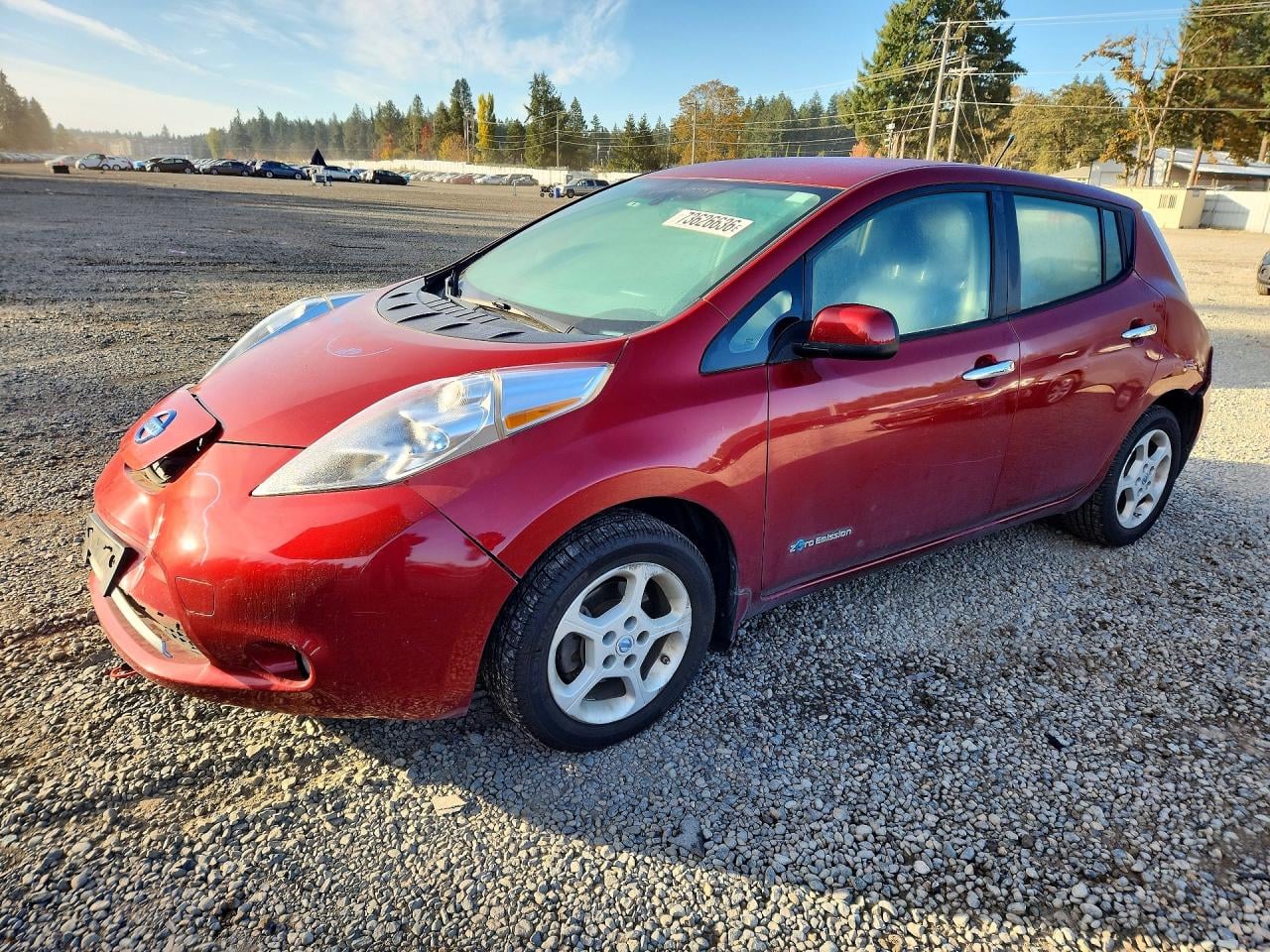 2013 NISSAN LEAF S | 1N4AZ0CP1DC408469 | UPCARS