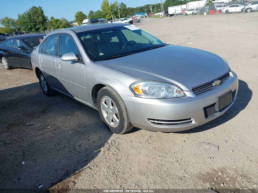 2008 CHEVROLET IMPALA LT | 2G1WT58NX81325102 | UPCARS