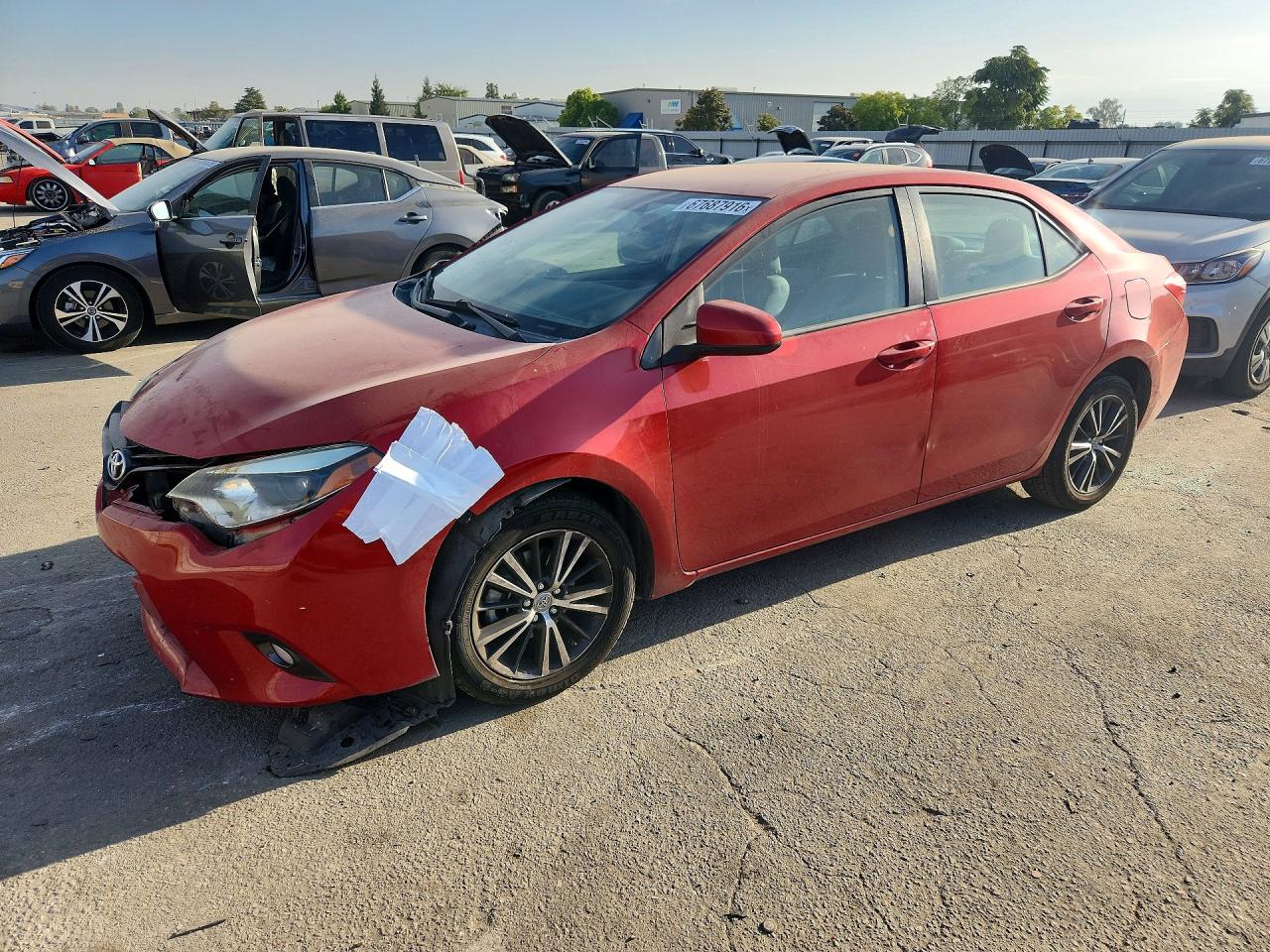 2016 TOYOTA COROLLA LE PLUS | 5YFBURHE7GP529379 | UPCARS