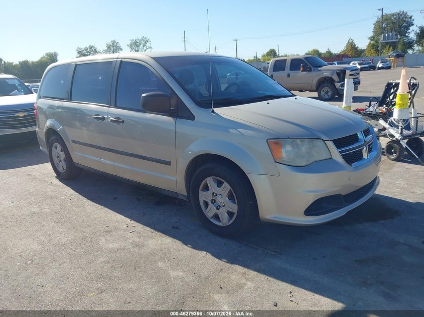 2012 DODGE GRAND CARAVAN SE/AVP | 2C4RDGBGXCR389402 | UPCARS