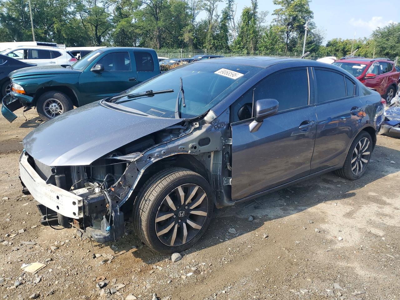 2014 HONDA CIVIC EXL | 19XFB2F9XEE248812 | UPCARS