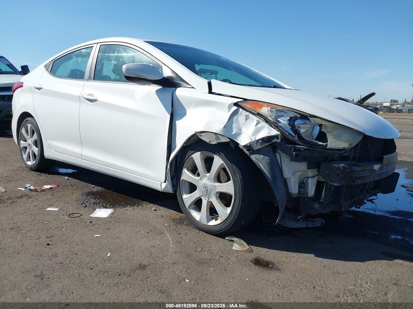 2012 HYUNDAI ELANTRA LIMITED | 5NPDH4AE2CH112320 | UPCARS
