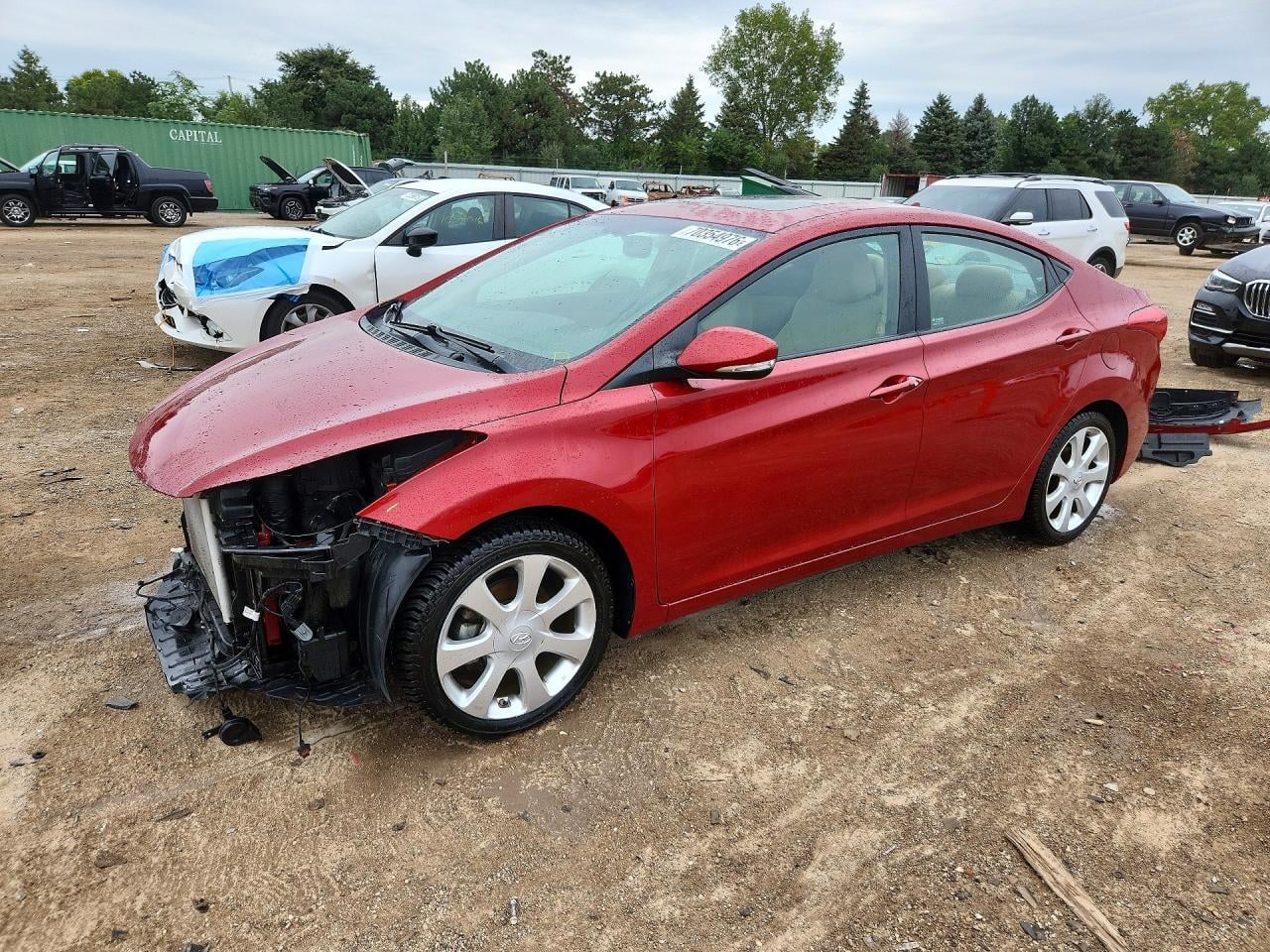 2013 HYUNDAI ELANTRA LIMITED | KMHDH4AE8DU670787 | UPCARS