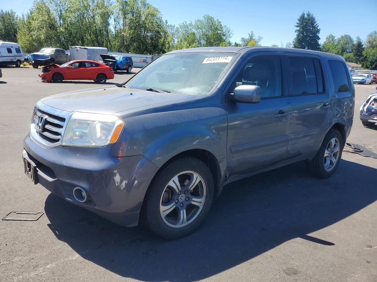 2013 HONDA PILOT EXL | 5FNYF4H57DB041984 | UPCARS