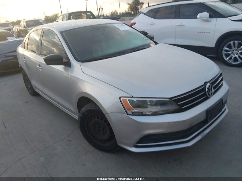 2015 VOLKSWAGEN JETTA 2.0L S | 3VW2K7AJ6FM339979 | UPCARS