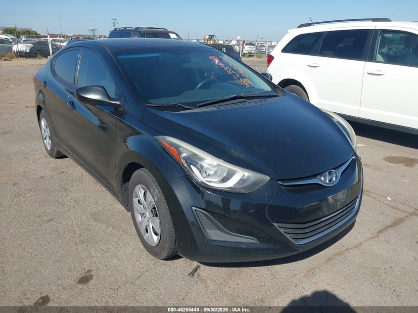 2016 HYUNDAI ELANTRA SE | 5NPDH4AE3GH696376 | UPCARS