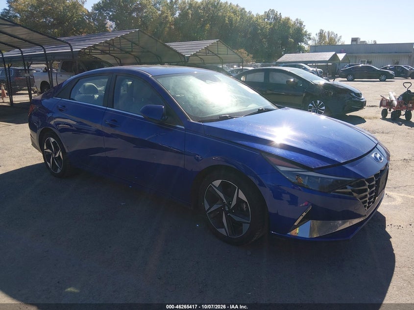 2021 HYUNDAI ELANTRA LIMITED | KMHLP4AG2MU115933 | UPCARS