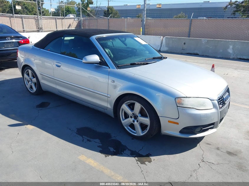 2008 AUDI A4 2.0T | WAUEF48H68K008607 | UPCARS