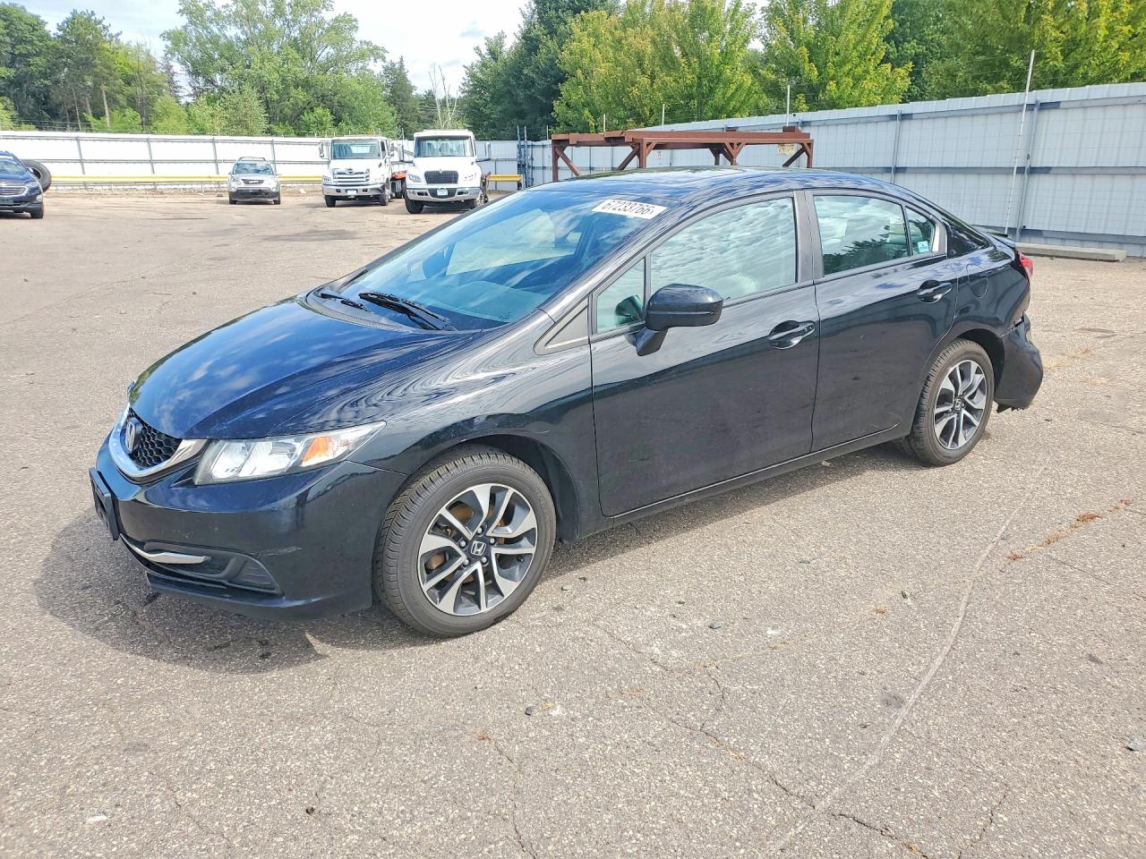 2014 HONDA CIVIC EX | 2HGFB2F87EH557439 | UPCARS