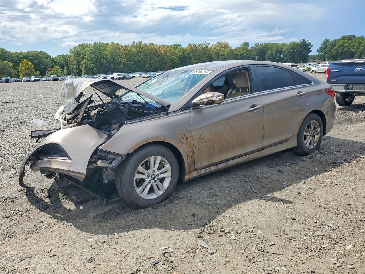 2014 HYUNDAI SONATA GLS | 5NPEB4AC0EH936372 | UPCARS