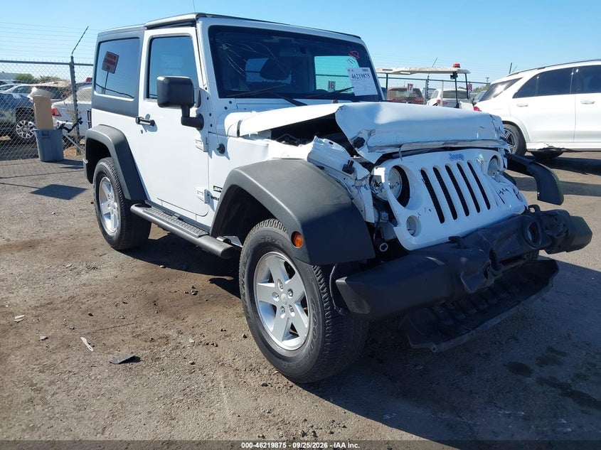 2012 JEEP WRANGLER SPORT | 1C4AJWAGXCL184608 | UPCARS