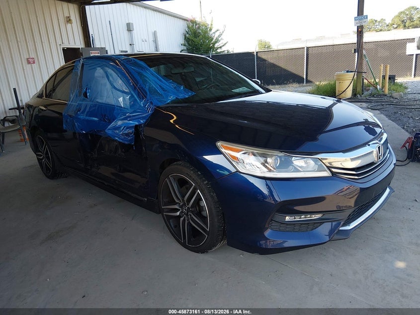 2017 HONDA ACCORD SPORT SE | 1HGCR2F10HA256385 | UPCARS
