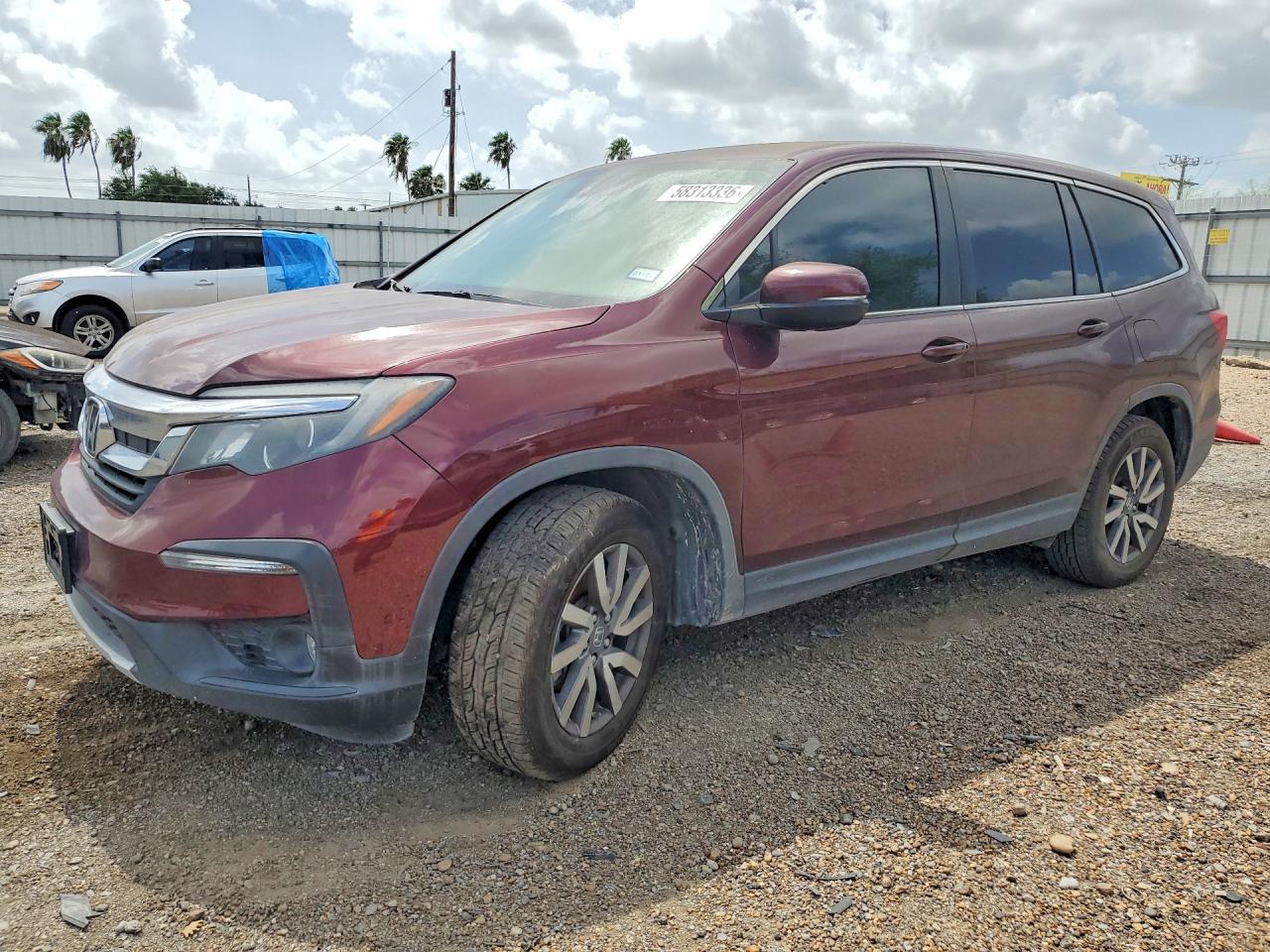 2021 HONDA PILOT EX | 5FNYF5H34MB044619 | UPCARS
