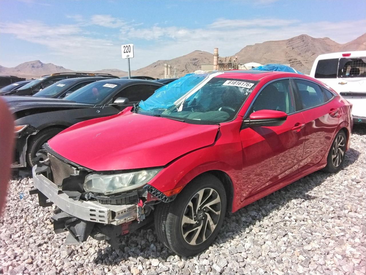2016 HONDA CIVIC EX | 2HGFC2F7XGH525737 | UPCARS