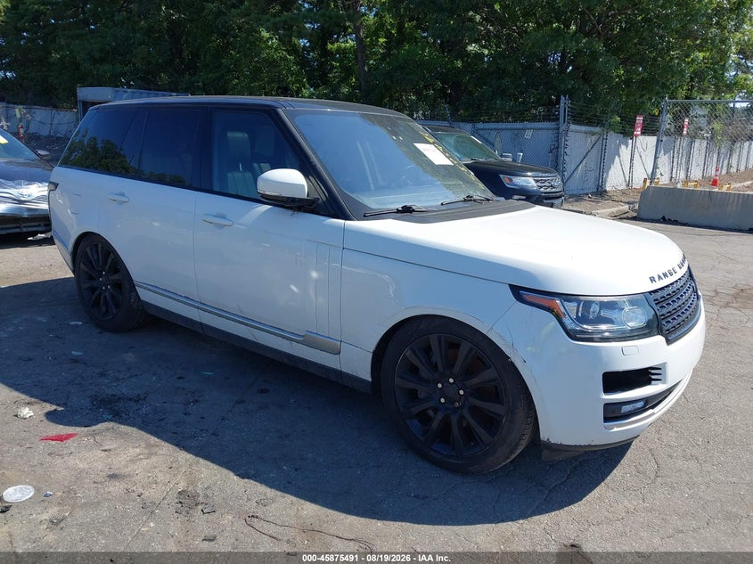 2016 LAND ROVER RANGE ROVER 5.0L V8 SUPERCHARGED | SALGS2EF2GA298100 | UPCARS