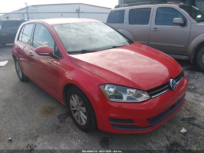2016 VOLKSWAGEN GOLF TSI S 4-DOOR | 3VW217AU9GM038427 | UPCARS