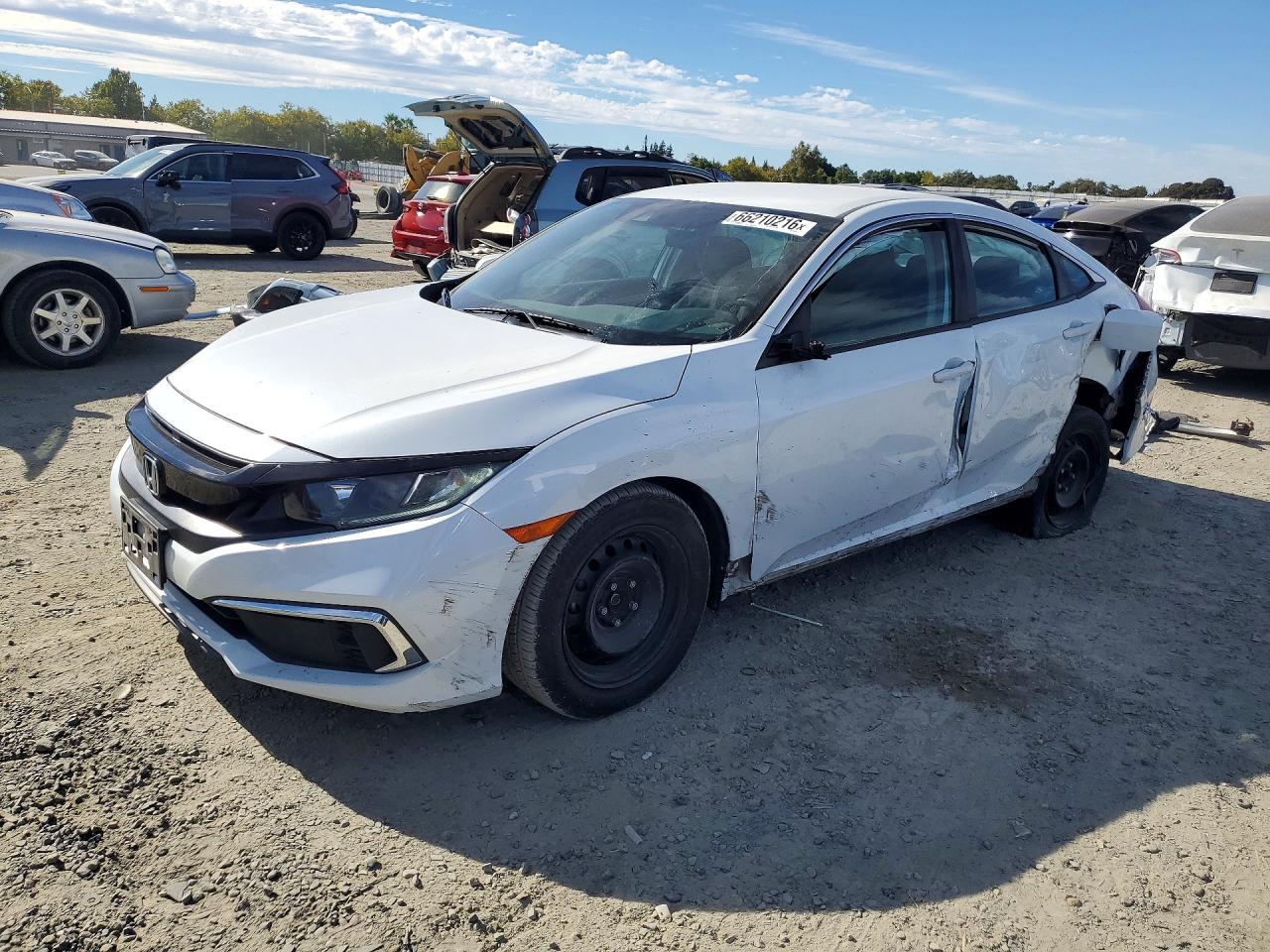 2019 HONDA CIVIC LX | 19XFC2F62KE206102 | UPCARS