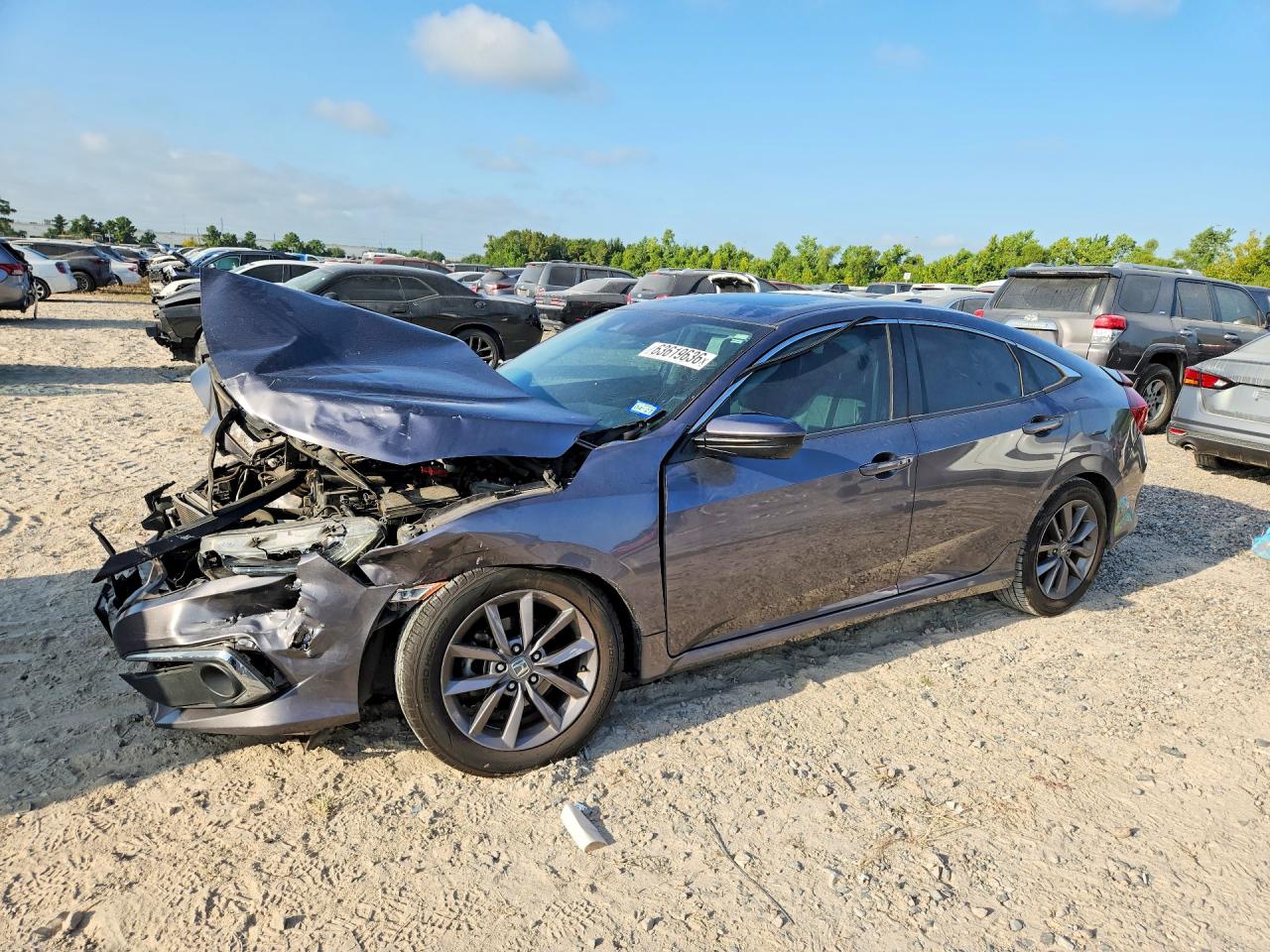 2019 HONDA CIVIC EXL | 19XFC1F74KE215841 | UPCARS