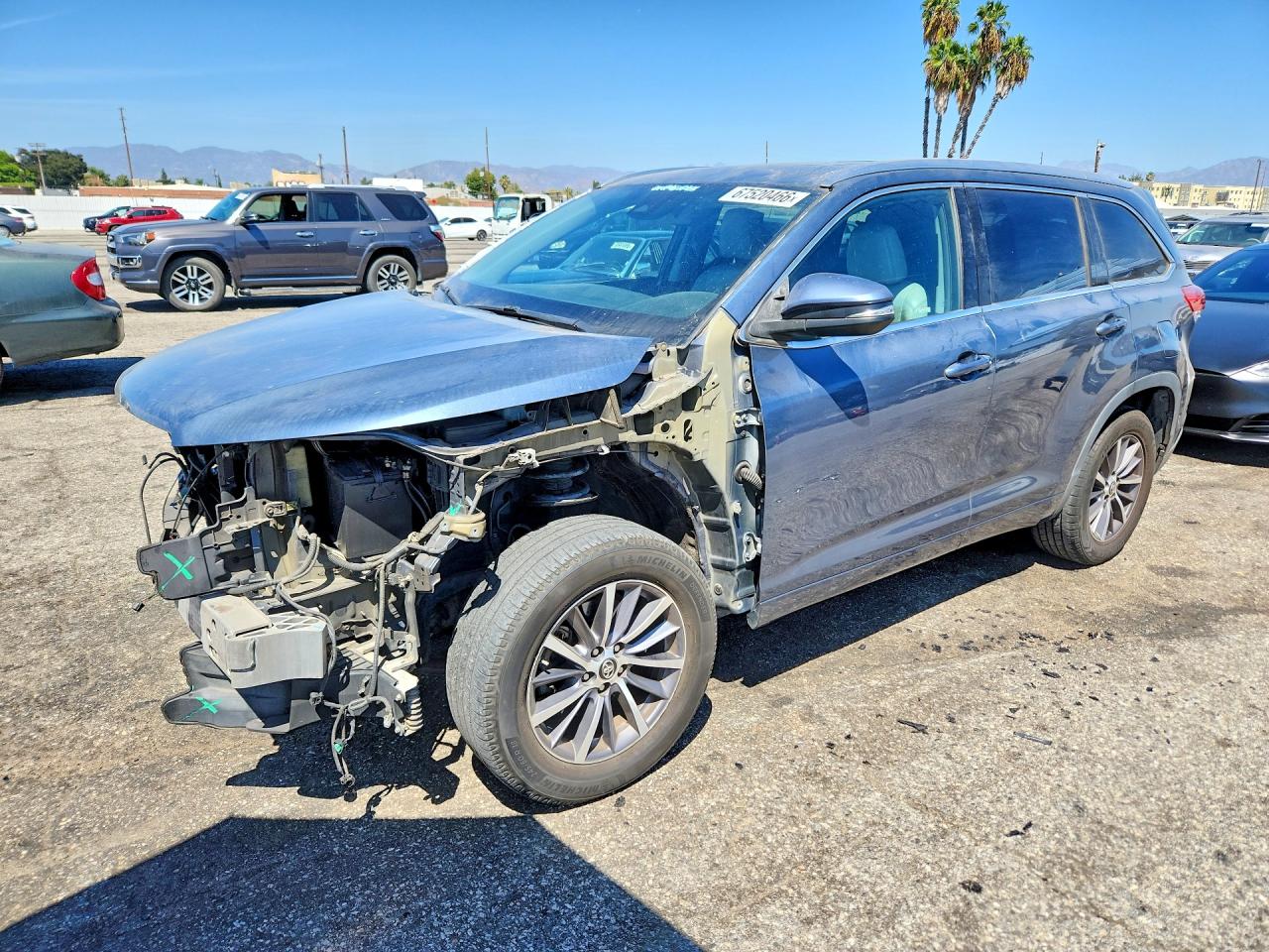 2017 TOYOTA HIGHLANDER XLE | 5TDKZRFH9HS508248 | UPCARS