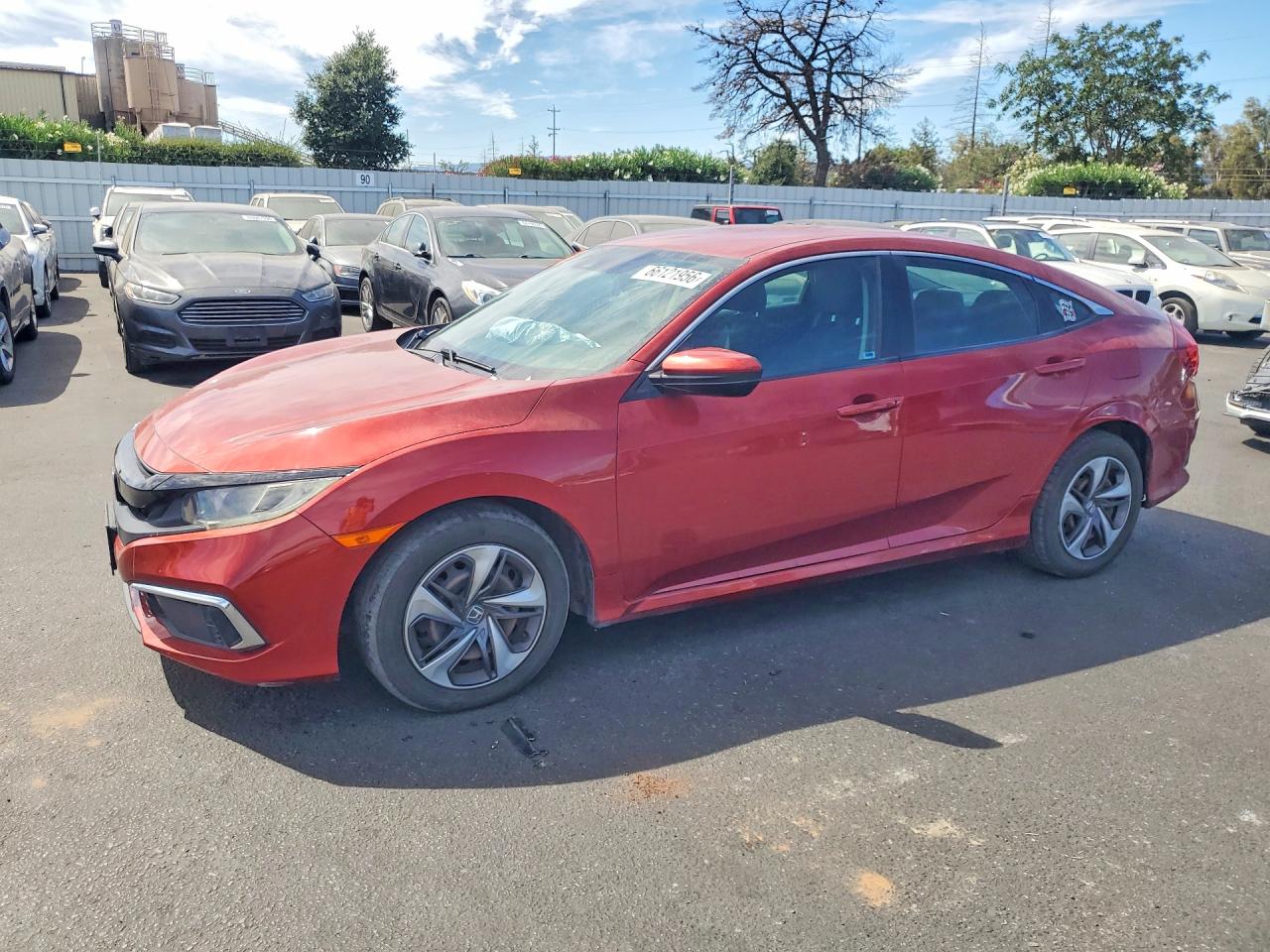 2019 HONDA CIVIC LX | 19XFC2F68KE209781 | UPCARS