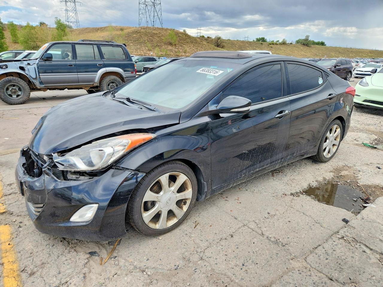 2013 HYUNDAI ELANTRA LIMITED | KMHDH4AE7DU741395 | UPCARS