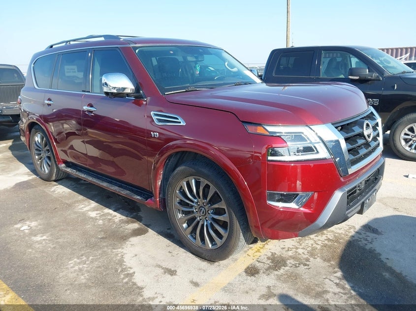 2022 NISSAN ARMADA PLATINUM 2WD | JN8AY2DA9N9390325 | UPCARS