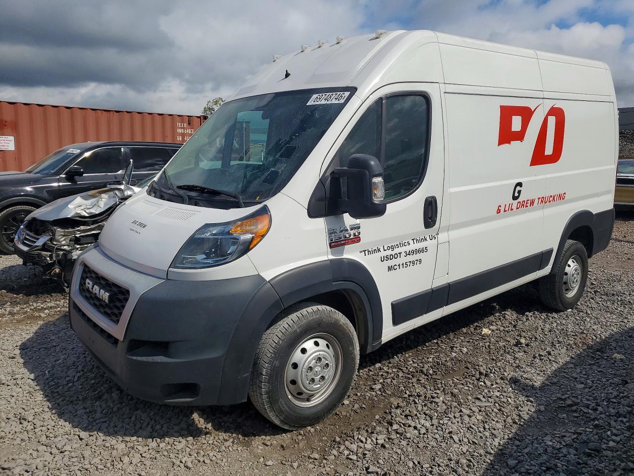 2020 RAM PROMASTER 1500 HIGH | 3C6TRVBG1LE106132 | UPCARS
