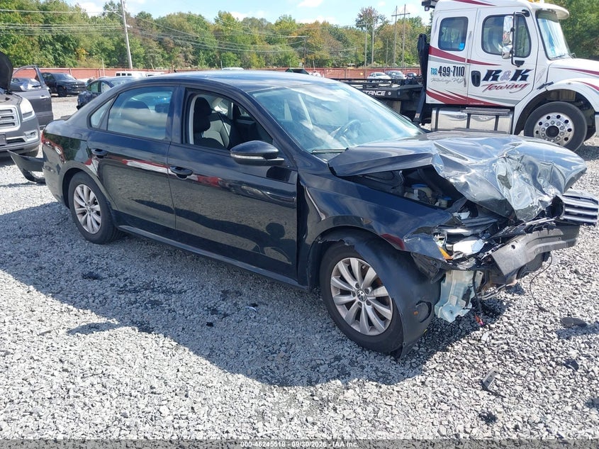 2012 VOLKSWAGEN PASSAT 2.5L S | 1VWAP7A35CC048482 | UPCARS