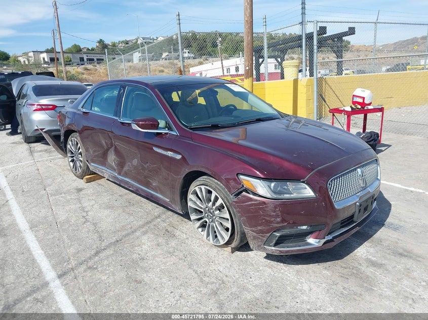 2017 LINCOLN CONTINENTAL RESERVE | 1LN6L9RP9H5612701 | UPCARS