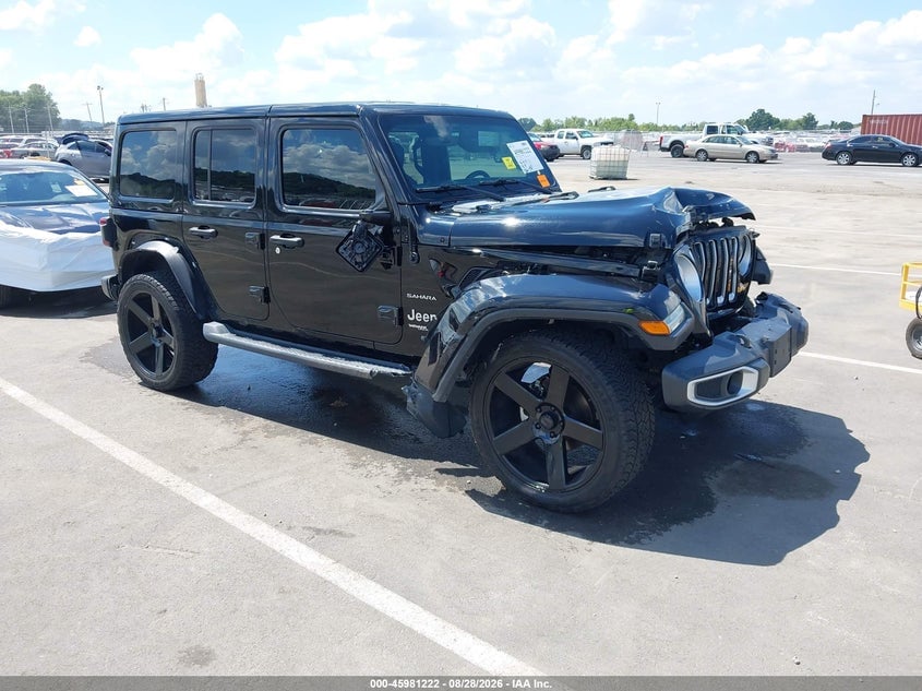 2019 JEEP WRANGLER UNLIMITED SAHARA | 1C4HJXEG9KW633627 | UPCARS