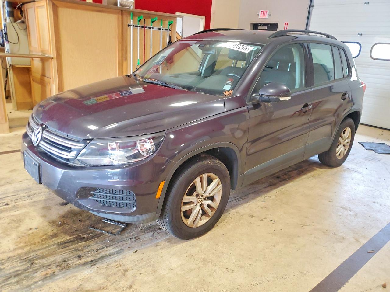 2016 VOLKSWAGEN TIGUAN S | WVGBV7AX9GW519520 | UPCARS