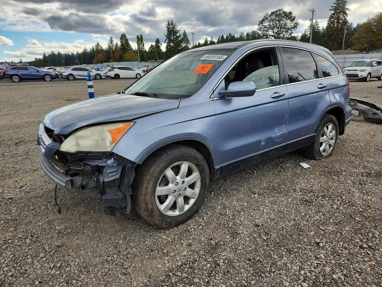 2007 HONDA CRV EXL | JHLRE48747C100356 | UPCARS