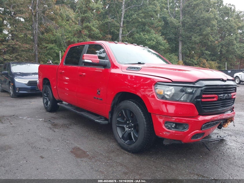 2021 RAM 1500 BIG HORN  4X4 5'7 BOX | 1C6SRFFT2MN680521 | UPCARS