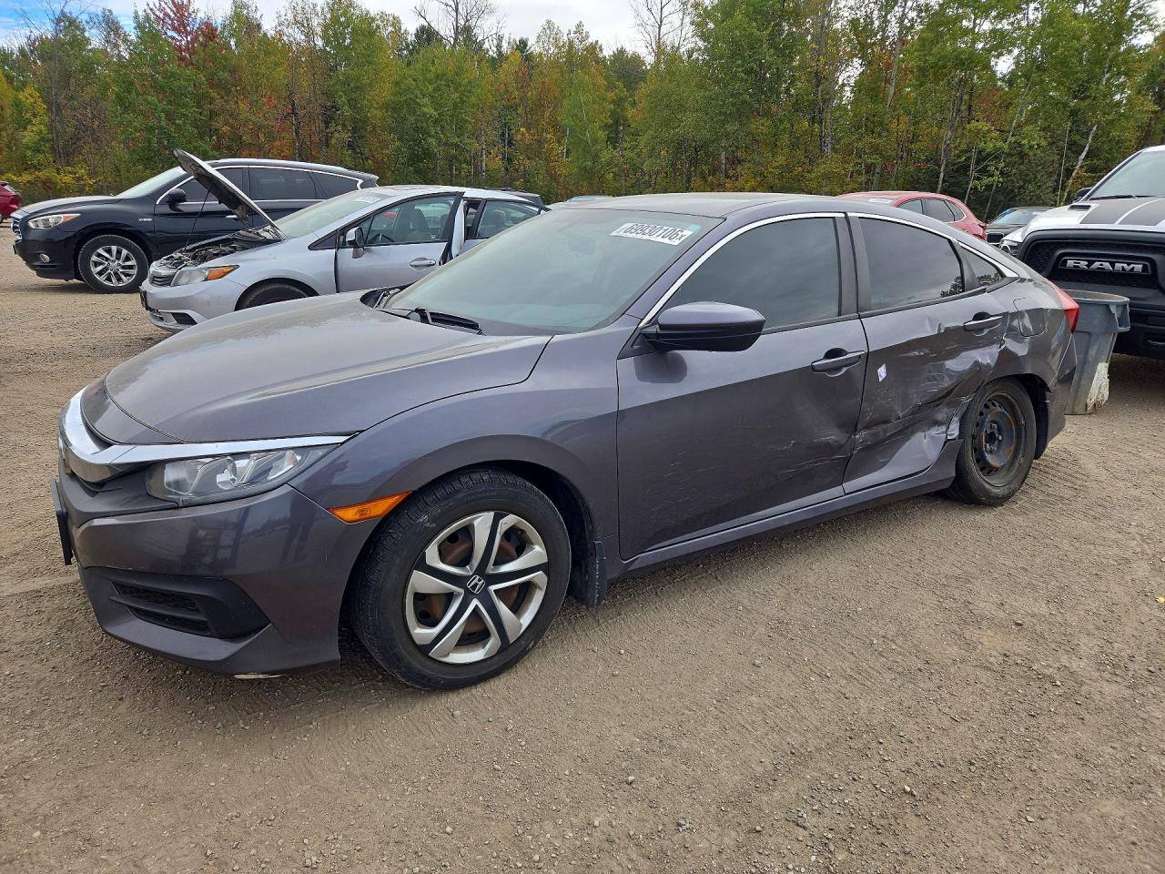 2017 HONDA CIVIC LX | 2HGFC2F51HH014238 | UPCARS