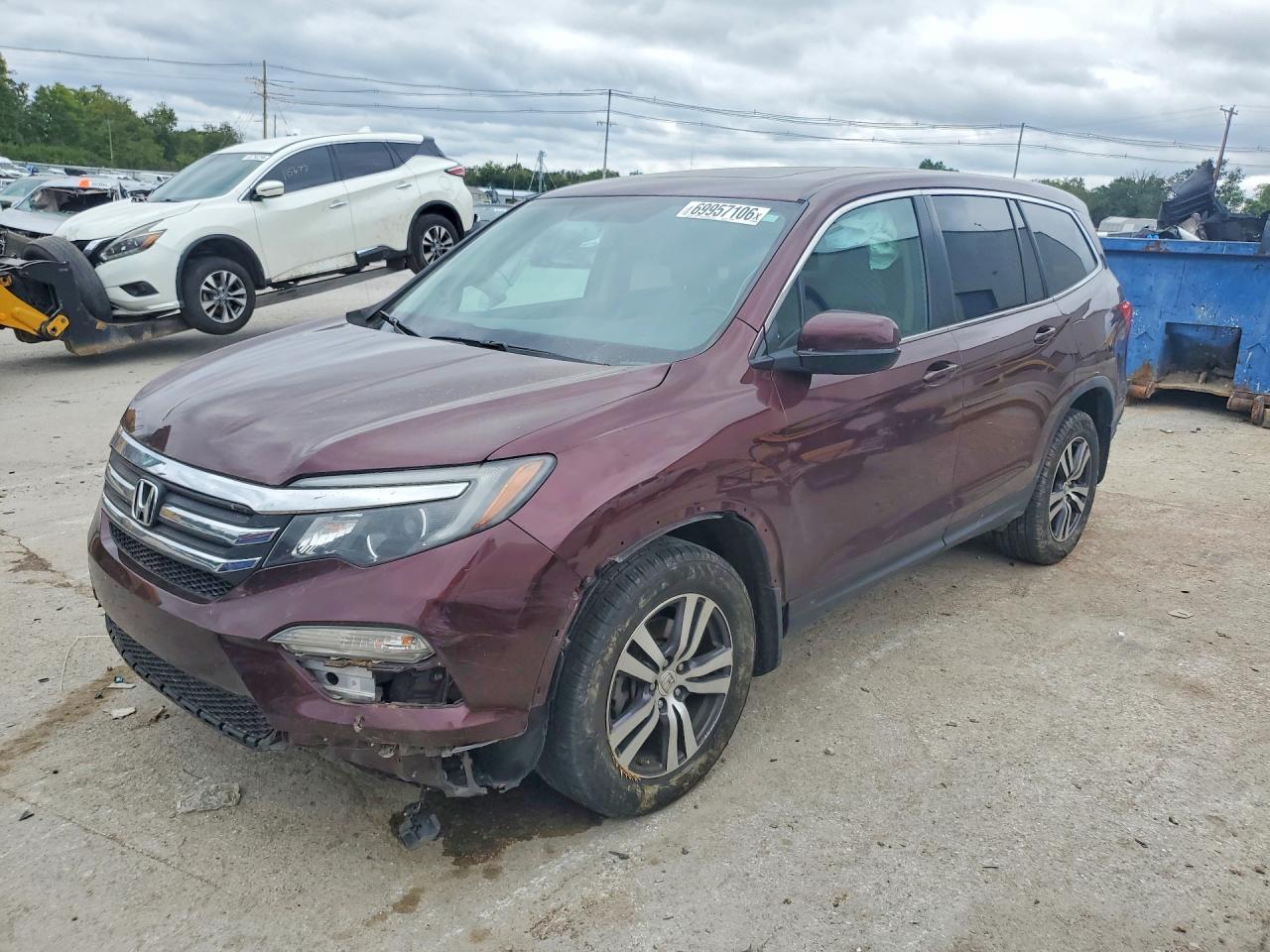 2016 HONDA PILOT EXL | 5FNYF6H57GB072376 | UPCARS