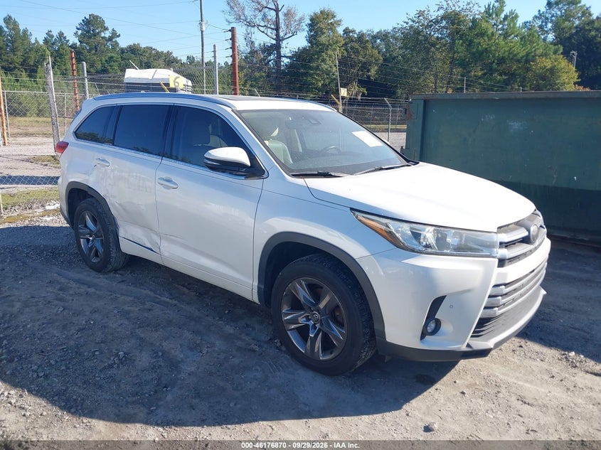 2017 TOYOTA HIGHLANDER LIMITED PLATINUM | 5TDYZRFH0HS187436 | UPCARS
