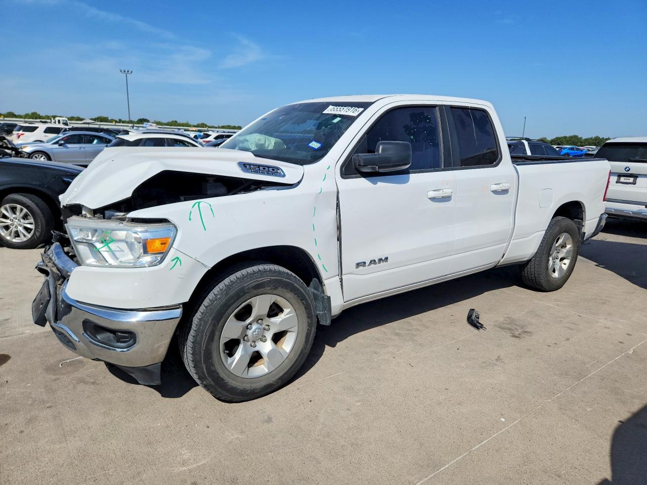 2022 RAM 1500 BIG HORN/LONE STAR | 1C6RREBT1NN143431 | UPCARS